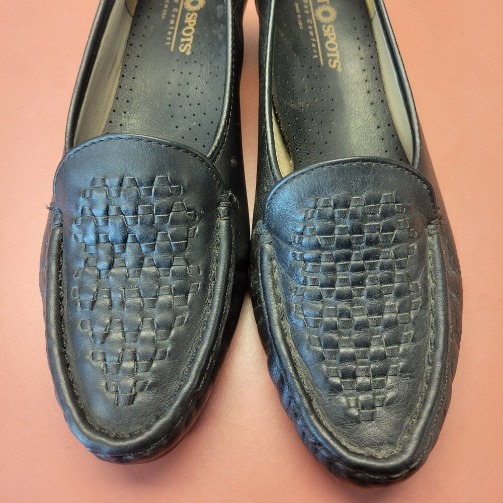 New Soft Spots Womens Black Comfort Shoes 7.5M
